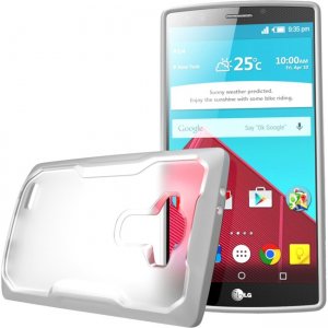 i-Blason LG G4 Unicorn Beetle Hybrid Protective Bumper Case S-LGG4-UB-CLGY