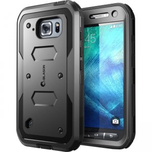 i-Blason Galaxy S6 Active Armorbox Dual Layer Full Body Protective Case S6ACT-AB-BLACK