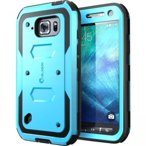 i-Blason Galaxy S6 Active Armorbox Dual Layer Full Body Protective Case S6ACT-AB-BLUE