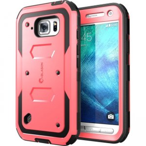 i-Blason Galaxy S6 Active Armorbox Dual Layer Full Body Protective Case S6ACT-AB-PINK