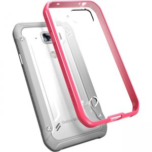i-Blason Galaxy S6 Active Halo Scratch Resistant Hybrid Clear Case S6ACT-HALO-PN
