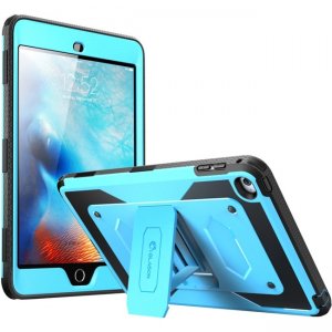 i-Blason iPad Mini 4 Armorbox Full Body Kickstand Case with Screen Protector MN4-ABH-BLUE