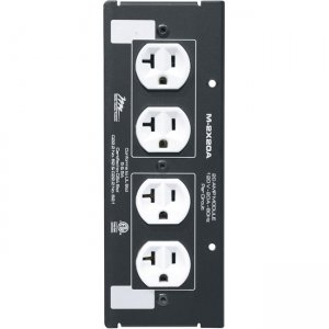 Middle Atlantic Products MPR Module, 20 A, Double Duplex M-2X20A