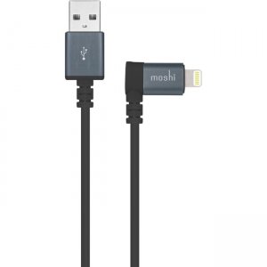 Moshi USB Cable with Lightning 90-Degree- Black 99MO023043