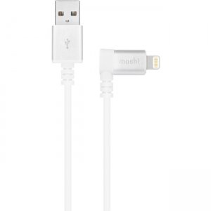 Moshi 90 Degree USB Cable with Lightning Connector White 99MO023128