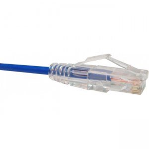 Unirise Clearfit Slim Cat6 Patch Network Cable TAA-CS6-06F-BLU
