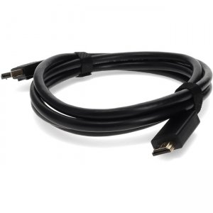 AddOn 6ft DisplayPort Male to HDMI Male Black Cable (Requires DP++) DISPORT2HDMIMM6F