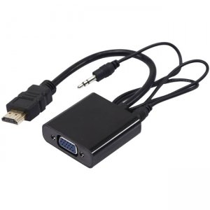 Axiom HDMI Male to VGA Female Adapter with Audio HDMIMVGAFA-AX