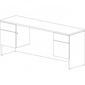 Lacasse Concept 400E Credenza - 4-Drawer 4NF2072FB