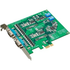 B+B SmartWorx 2-port RS-232 PCI Express Communication Card w/Surge and Isolation PCIE-1604C-AE