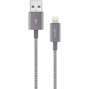 Moshi Integra USB Cable w Lightning Connector-Black 99MO023044