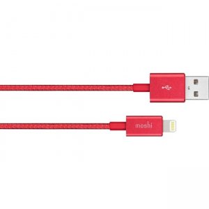 Moshi Integra USB Cable w Lightning Connector-Red 99MO023321