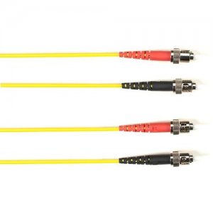 Black Box Fiber Optic Duplex Patch Network Cable FOLZH62-003M-STST-YL