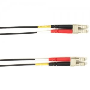 Black Box Fiber Optic Duplex Patch Network Cable FOCMPM4-015M-LCLC-BK