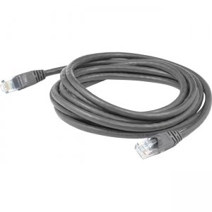 AddOn 2ft RJ-45 (Male) to RJ-45 (Male) Straight Gray Cat6 UTP PVC Copper Patch Cable ADD-2FCAT6-GY