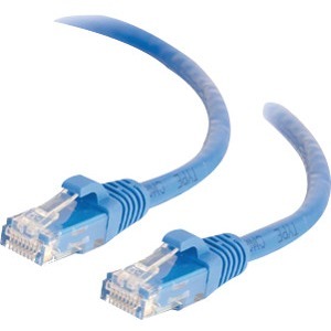 Quiktron 10ft Value Series Cat.6 Booted Patch Cord - Blue 576-110-010