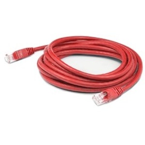 AddOn 39ft RJ-45 (Male) to RJ-45 (Male) Red Cat6 Straight UTP PVC Copper Patch Cable ADD-39FCAT6-RD