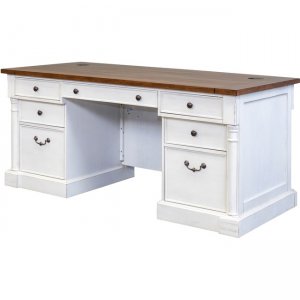 Martin 66 Double Pedestal Executive Desk - 7-Drawer IMDU680