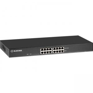 Black Box 10/100/1000BASE-T RJ45 POE+ Gigabit ETH Injector 802.3at 8PT LPJ008A-T-R2