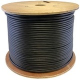 AddOn 1000ft Non-Terminated Black Cat6A FTP Outdoor Rated Copper Patch Cable ADD-CAT6A1KFO-BK