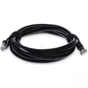 AddOn 3ft RJ-45 (Male) to RJ-45 (Male) Straight Black Cat5e UTP PVC Copper Patch Cable ADD-3FCAT5E-BK