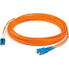 AddOn 3m SC (Male) to LC (Male) Orange OM1 Duplex LSZH Fiber Patch Cable ADD-SC-LC-3M6MMFLZ