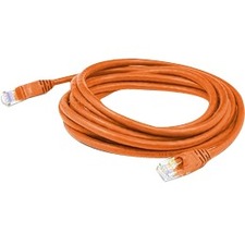 AddOn 35ft Non-Terminated Shielded Orange Cat6 STP Plenum-Rated Copper Patch Cable ADD-35FCAT6SP-OE
