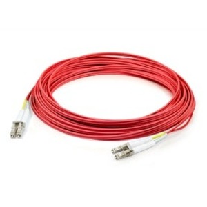AddOn 10m LC (Male) to LC (Male) Red OM4 Duplex Plenum-Rated Fiber Patch Cable ADD-LC-LC-10M5OM4P-RD