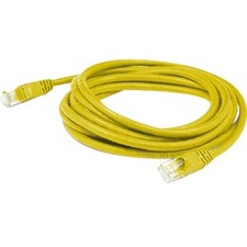 AddOn 35ft Non-Terminated Shielded Yellow Cat6 STP Plenum-Rated Copper Patch Cable ADD-35FCAT6SP-YW