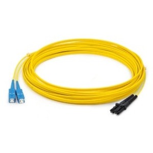 AddOn Fiber Optic Duplex Patch Network Cable ADD-SC-MTRJ-7M6MMFK-YW