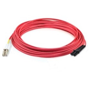 AddOn Fiber Optic Duplex Patch Network Cable ADD-LC-MTRJ-4M6MMFK-RD