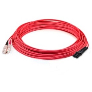 AddOn Fiber Optic Duplex Patch Network Cable ADD-SC-MTRJ-7M6MMFK-RD