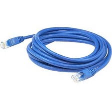 AddOn 5ft RJ-45 (Male) to RJ-45 (Male) Blue Snagless Cat7 S/FTP PVC Copper Patch Cable ADD-5FCAT7F