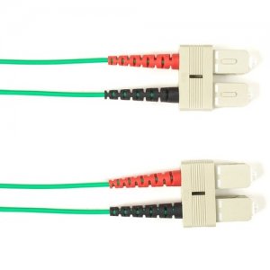 Black Box Fiber Optic Duplex Patch Network Cable FOCMR62-002M-SCSC-GN