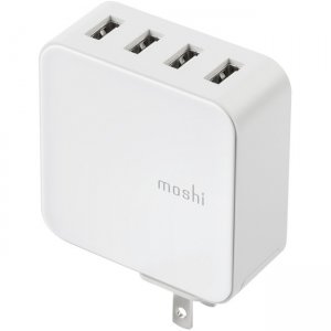 Moshi ProGeo 4-Port USB Wall Charger (35 W, US) - US Version 99MO022114
