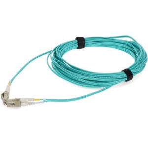 AddOn 9m LC (Male) to LC (Male) Straight Aqua OM4 Duplex Plenum Fiber Patch Cable ADD-LC-LC-9M5OM4P