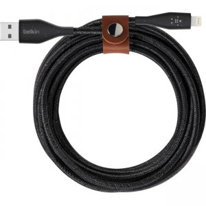 Belkin DuraTek Plus Lightning to USB-A Cable with Strap F8J236BT10-BLK