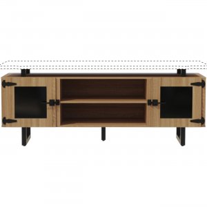 Safco Mirella Glass Doors Wall Cabinet Base MRLCCGDSDD SAFMRLCCGDSDD