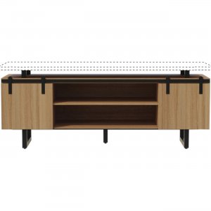 Safco Mirella Wall Cabinet Base w/Wood Doors MRLCCWDSDD SAFMRLCCWDSDD