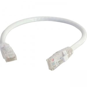 Quiktron Q-Series Patch Cords, Cat6, booted, White, 3 ft 576-125-003