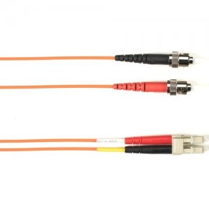 Black Box Fiber Optic Duplex Patch Network Cable FOCMRM4-005M-STLC-OR