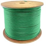 AddOn 1000ft Non-Terminated Green Cat6 STP Plenum Rated Copper Patch Cable ADD-CAT6BULK1KSP-GN