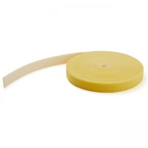 StarTech.com 50ft. Hook and Loop Roll - Yellow HKLP50YW