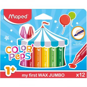 Helix Color Peps My First Wax Jumbo Crayons 861311 HLX861311