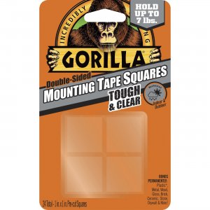 Gorilla Tough & Clear Mounting Squares 6067202 GOR6067202