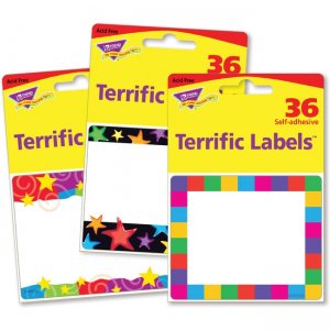 TREND Terrific Labels Colorful Assorted Name Tags 68905 TEP68905