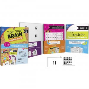Carson Dellosa Education Train Your Brain Number Sense Class Kit 149017 CDP149017