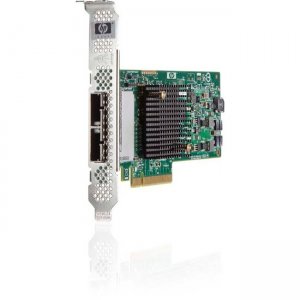 HPE Gen3 HBA - PCIe 3.0, 6 Gb/s Bandwidth Per Physical Link, Eight SAS Ports 738191-001 H221