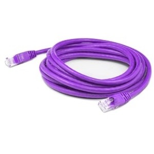 AddOn 3ft RJ-45 (Male) to RJ-45 (Male) Purple Cat6A UTP PVC Copper Patch Cable ADD-3FCAT6ANB-PE