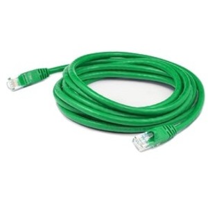 AddOn 5ft RJ-45 (Male) to RJ-45 (Male) Green Cat6A UTP PVC Copper Patch Cable ADD-5FCAT6ANB-GN